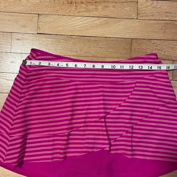 Title Nine Hot Pink Striped Women's Skort Size M - Picture 8 of 9